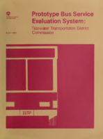 Prototype Bus Service Evaluation System
