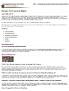 Human Environment Digest April 23 2015