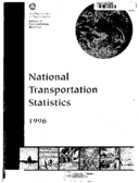 National Transportation Statistics NTS 1996