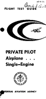 AC 613A Flight Test Guide  Private Pilot Airplane SingleEngine