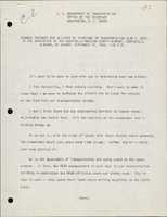 Remarks Prepared for Delivery by Secretary of Transportation Alan S Boyd at the Dedication of the HuntsvilleMadison County Airport