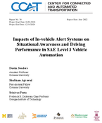 Impacts of InVehicle Alert Systems on Situational Awareness and Driving Performance in SAE Level 3 Vehicle Automation