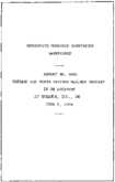Interstate Commerce Commision Report of the Accident  Investigation Occuring on the CHICAGO AND NORTH WESTERN WHEATON IL