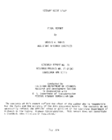 Highway noise study  final report