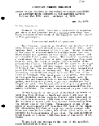 Interstate Commerce Commision Report of the Accident  Investigation Occuring on the NORTHERN PACIFIC RAILWAY EDDY MT