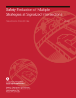 Safety Evaluation of Multiple Strategies at Signalized Intersections