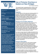 Use of Polymer Overlays or Sealers on New Bridges Tech Transfer Summary