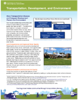 Transportation Development and Environment