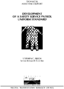 Development of a safety service patrol uniform standard