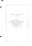 Interstate Commerce Commision Report of the Accident  Investigation Occuring on the FLORIDA EAST COAST RAILWAY WEWAHOTEE FL