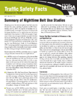 Summary of Nighttime Belt Use Studies