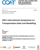 2021 International Symposium on Transportation Data and Modelling