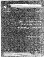 Quality Assurance Software for the Personal Computer