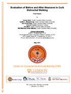 Evaluation of before and after Measures to Curb Distracted Walking