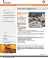 PublicPrivate Partnerships P3s What Are PublicPrivate Partnerships P3s