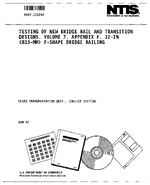 Testing of New Bridge Rail and Transition Designs Volume VII Appendix F 32in 813mm FShape Bridge Railing