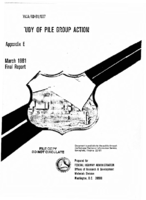 Field Study of Pile Group Action Appendix E Evaluation of Instrumentation
