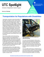 Transportation for Populations with Disabilities