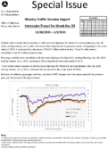 Special Issue  Weekly Traffic Volume Report Interstate Travel for Week No 53