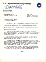 US Department of Transportation News Office of Public Affairs UMTA 0380 Los Angeles Studies Methods to Reduce Car Commuting