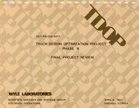 Truck Design Optimization Project Phase II Final Report Review