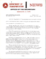 Department of Transportation News Urban Mass Transportation Administration UMTA 7297