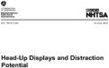 HeadUp Displays and Distraction Potential