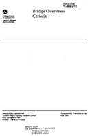 Bridge Overstress Criteria