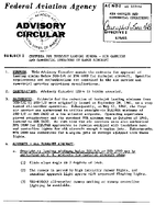 AC 1204A Criteria for Turbojet Landing Minima  Air Carriers and Commercial Operators of Large Aircraft