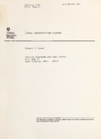 Airbag Demonstration Program Volume II 1984 January