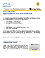 Nevada Peer Exchange  Strategic Highway Safety Plan SHSP Implementation  An RSPCB Peer Exchange