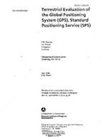 Terrestrial Evaluation of the Global Positioning System GPS Standard Positioning Service SPS