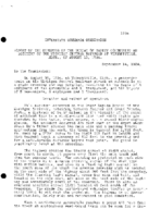 Interstate Commerce Commision Report of the Accident  Investigation Occuring on the MICHIGAN CENTRAL RAILROAD VERMONTVILLE MI