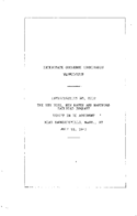 Interstate Commerce Commision Report of the Accident  Investigation Occuring on the NEW YORK NEW HAVEN AND HARTFORD RAILROAD SAUNDERAVILLE MA
