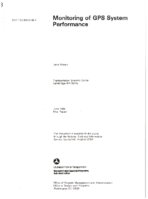 Monitoring of GPSGlobal Positioning System System Performance