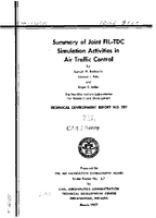 Summary of Joint FILTDC Simulation Activities In Air Traffic Control