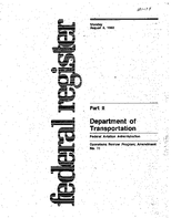 PART 121 AMENDMENTS 121179