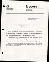 Statement by Secretary of Transportation Elizabeth Hanford Dole