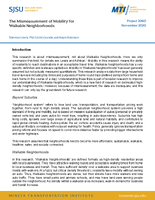 The Mismeasurement of Mobility for Walkable Neighborhoods