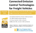 Connected Emission Control Technologies for Freight Vehicles