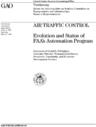 Air Traffic Control Evolution and Status of FAAs Automation Program