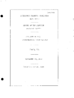 Interstate Commerce Commision Report of the Accident  Investigation Occuring on the CHESAPEAKE AND OHIO RAILWAY TRACES KY