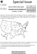 Special Issue  Weekly Traffic Volume Report Interstate Travel for Week No 20
