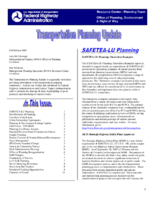 Transportation Planning Update  Fall 2007