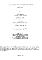 Evaluation of full depth asphaltic concrete pavements  interim report