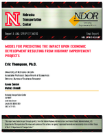 Model for predicting the impact upon economic development resulting from highway improvement projects
