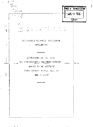 Interstate Commerce Commision Report of the Accident  Investigation Occuring on the PENNSYLVANIA RAILROAD HARRIOR RIDGE PA