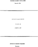 Interstate Commerce Commision Report of the Accident  Investigation Occuring on the SOUTHERN ATLANTA G