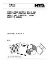 Intersection Geometric Design and Operational Guidelines for Older Drivers and Pedestrians Volume II Executive Summary