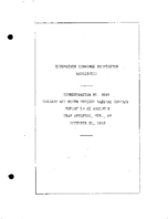 Interstate Commerce Commision Report of the Accident  Investigation Occuring on the CHICAGO AND NORTH WESTERN RAILWAY APPLETON WI